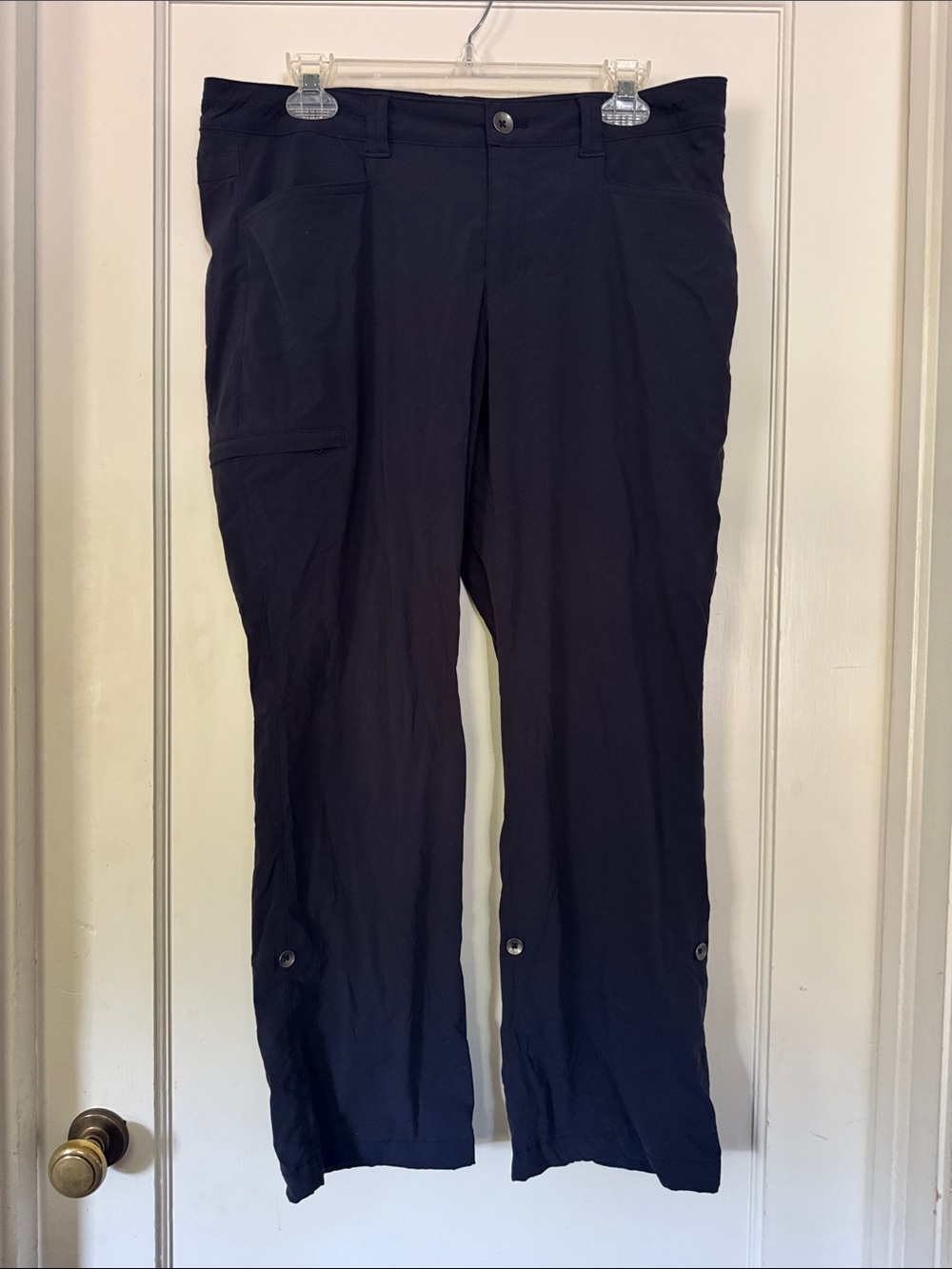 Eddie Bauer Black Men's Cargo Travel Pants